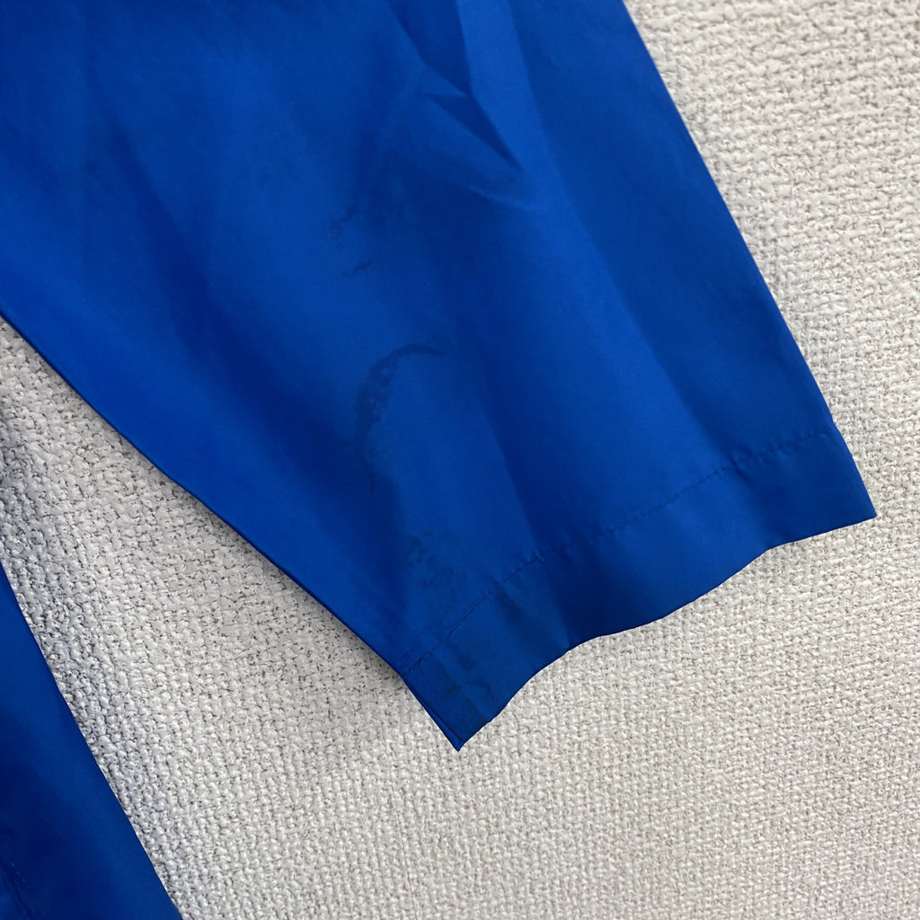 ～00s　NIKE　ナイキ　フルジップジャケット　スウッシュ　デカロゴ　青　ブルー　Mサイズ　古着