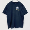 ピッツバーグ・スティーラーズ　半袖両面プリントTシャツ　アメフト　クルーネック　黒　ブラック　Lサイズ　古着