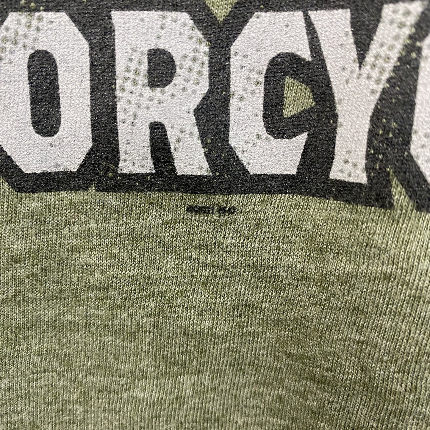 HARLEY DAVIDSON　ハーレーダビッドソン　半袖プリントTシャツ　緑　グリーン　Mサイズ