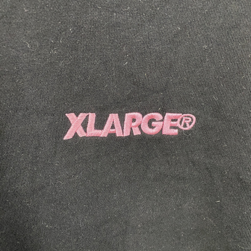 XLARGE　エクストララージ　半袖スウェット地Tシャツ　黒　ブラック　Lサイズ　古着