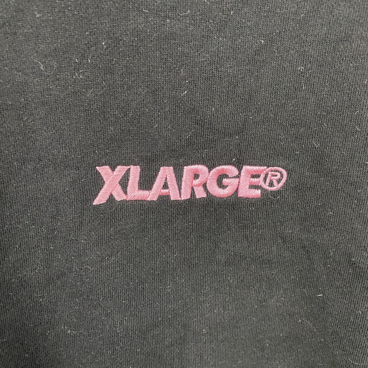 XLARGE　エクストララージ　半袖スウェット地Tシャツ　黒　ブラック　Lサイズ　古着
