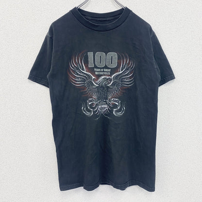 HARLEY DAVIDSON　ハーレーダビッドソン　半袖プリントTシャツ　黒　ブラック