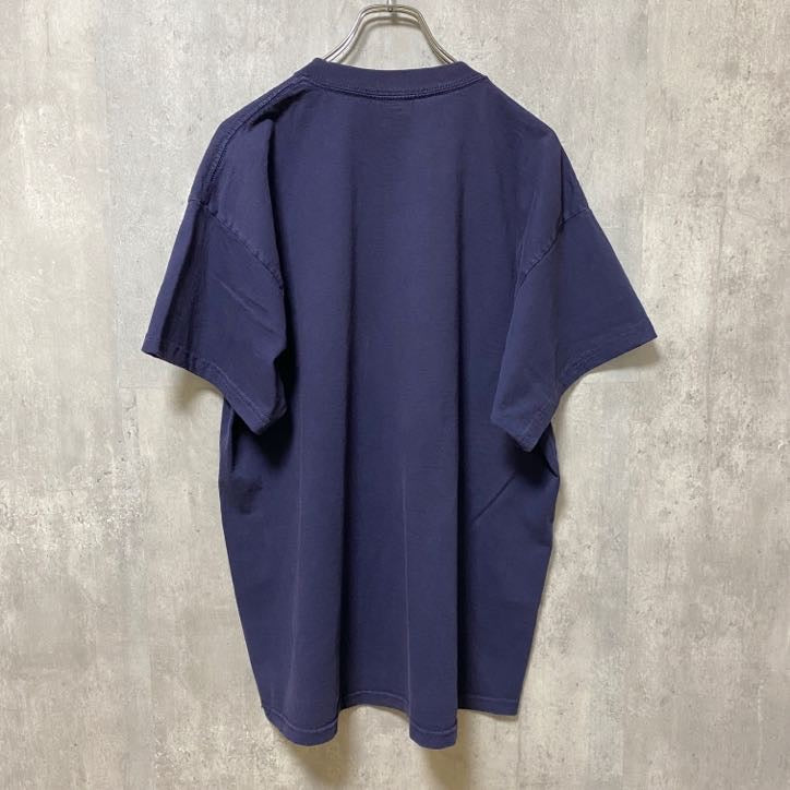 DELTA　UNITED WE STAND　半袖プリントTシャツ　USA国旗　アメリカ　ネイビー　紺　XLサイズ　古着
