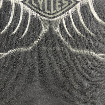 HARLEY DAVIDSON　ハーレーダビッドソン　半袖プリントTシャツ　黒　ブラック