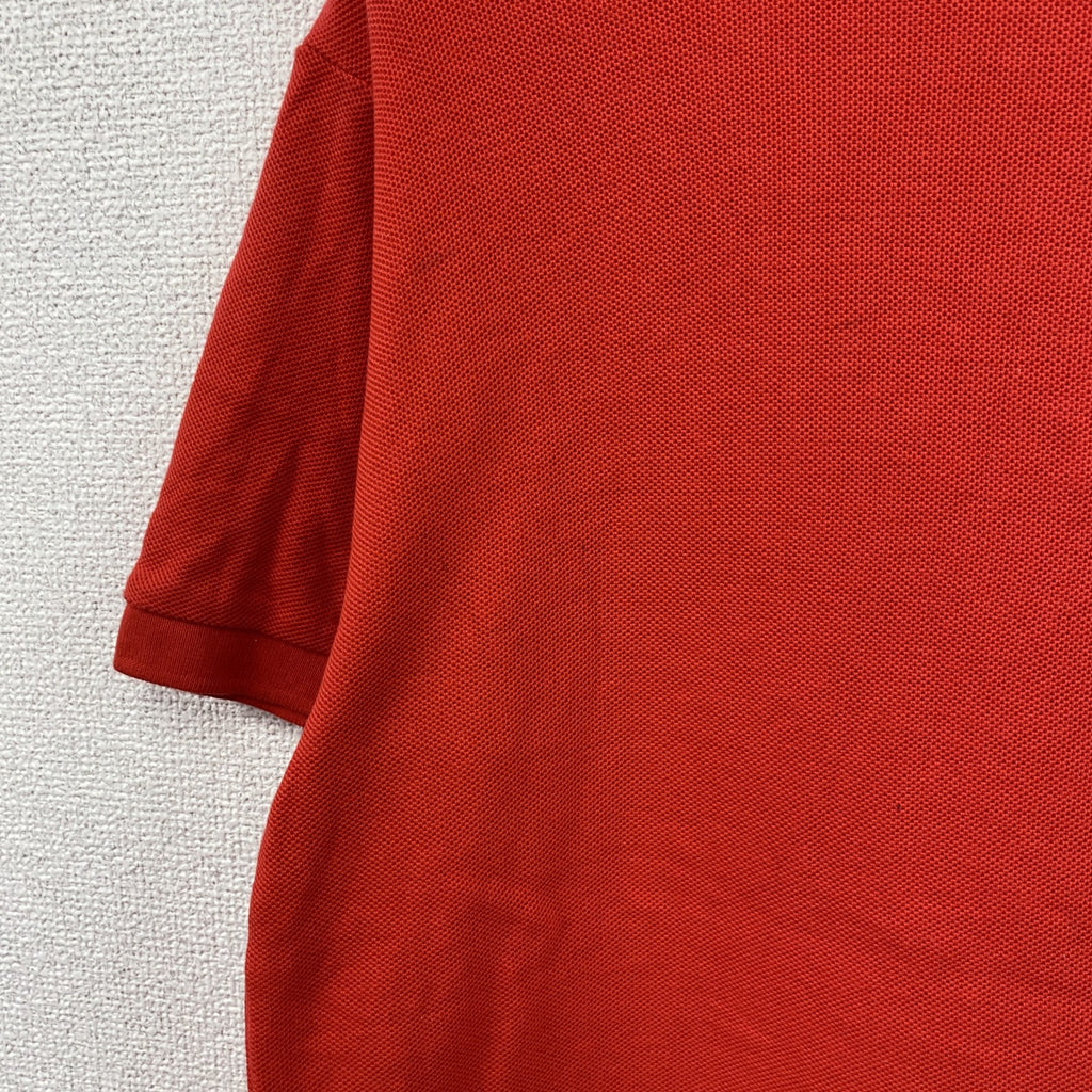 ～90s　Budweiser　バドワイザー　半袖ポロシャツ　ヴィンテージ　赤　レッド　Lサイズ　古着