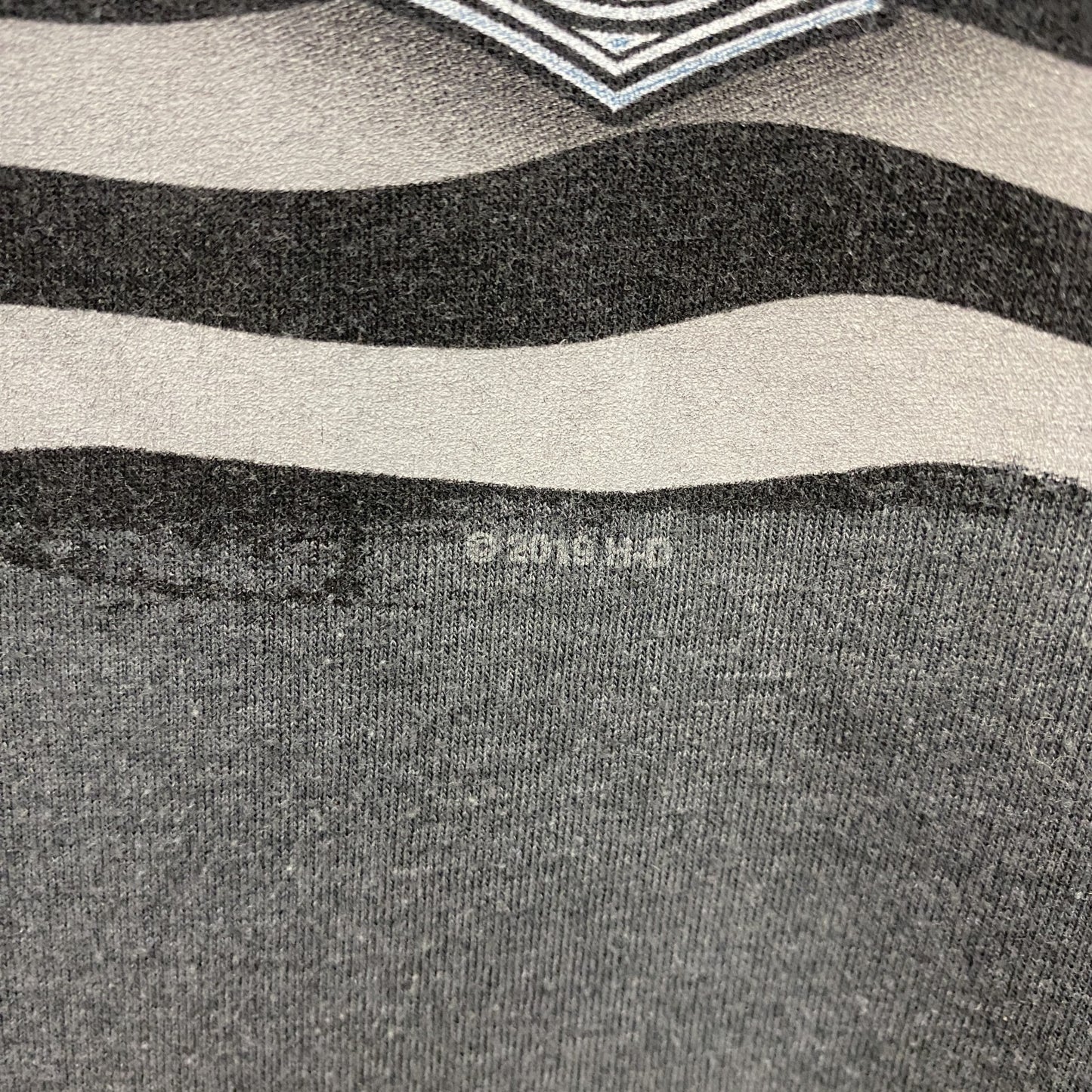 HARLEY DAVIDSON　ハーレーダビッドソン　長袖プリントTシャツ　灰色　グレー　Mサイズ