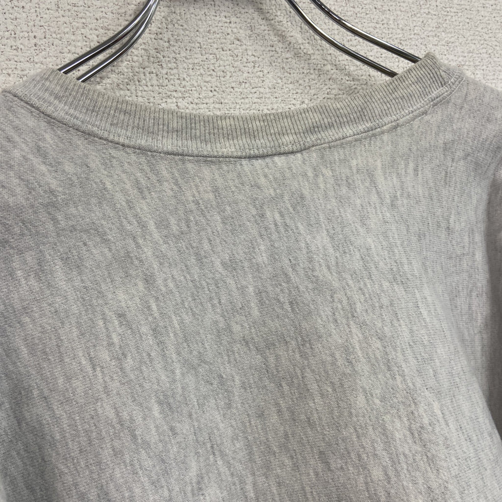 00s　Champion　チャンピオン　リバースウィーブ　スウェット/トレーナー　アーチプリント　現行　霜降りグレー　Lサイズ　古着