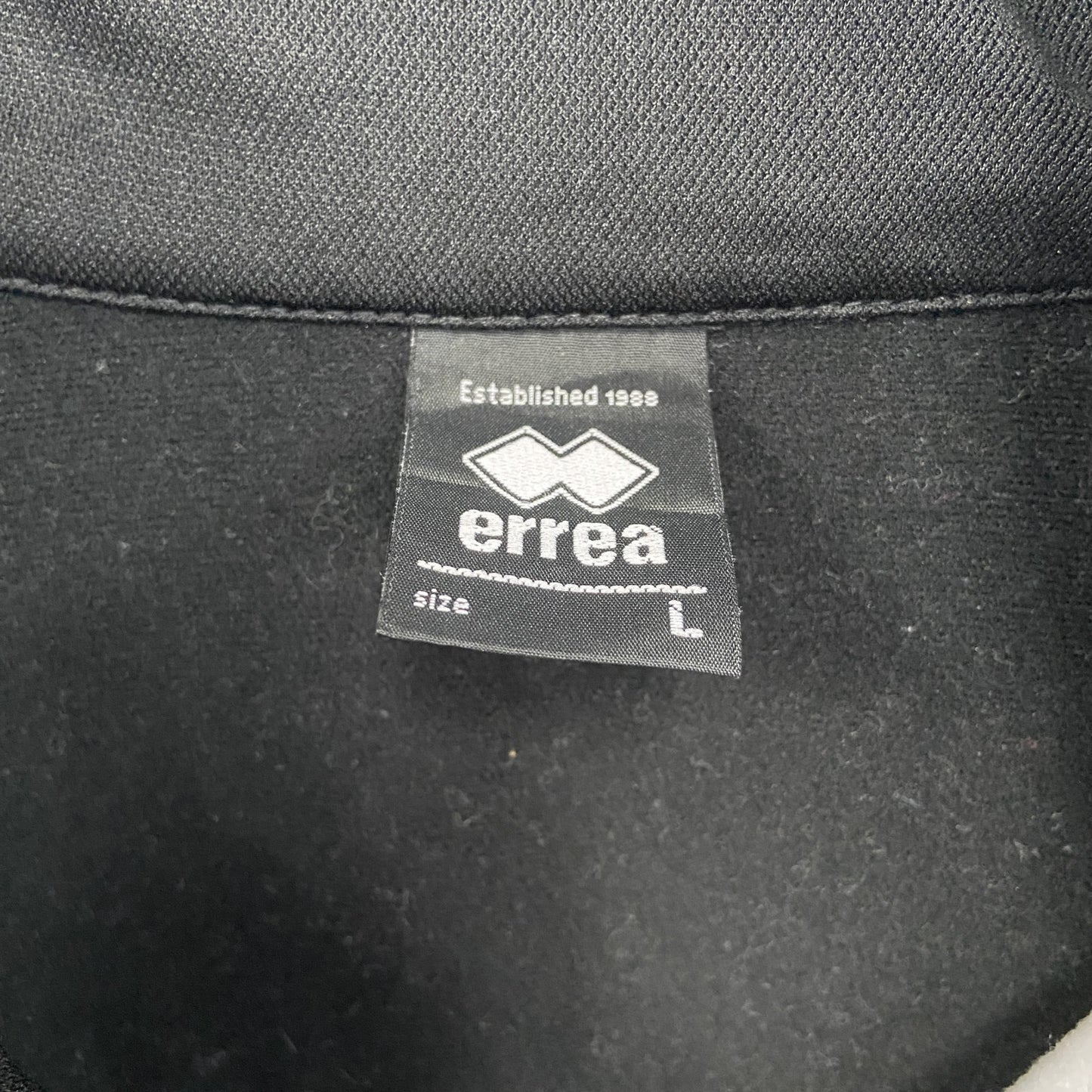 errea　エレア　トラックジャケット/ジャージ　黒　ブラック　Lサイズ
