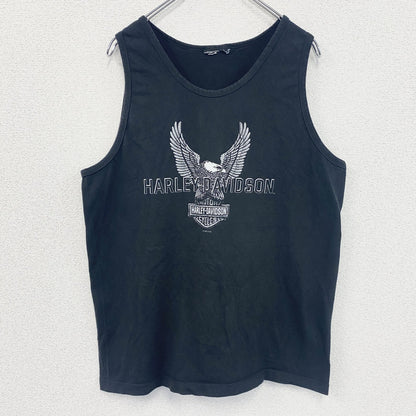 HARLEY DAVIDSON　ハーレーダビッドソン　タンクトップ/ノースリーブ　黒　ブラック