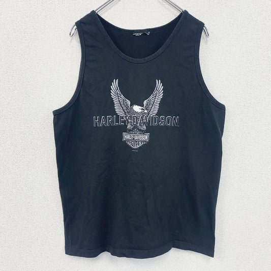 HARLEY DAVIDSON　ハーレーダビッドソン　タンクトップ/ノースリーブ　黒　ブラック