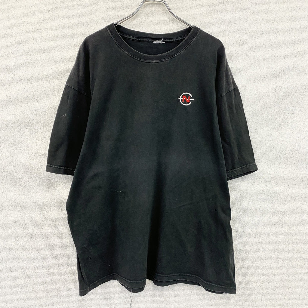 NAUTICA　ノーティカ　半袖プリントTシャツ　黒　ブラック　古着