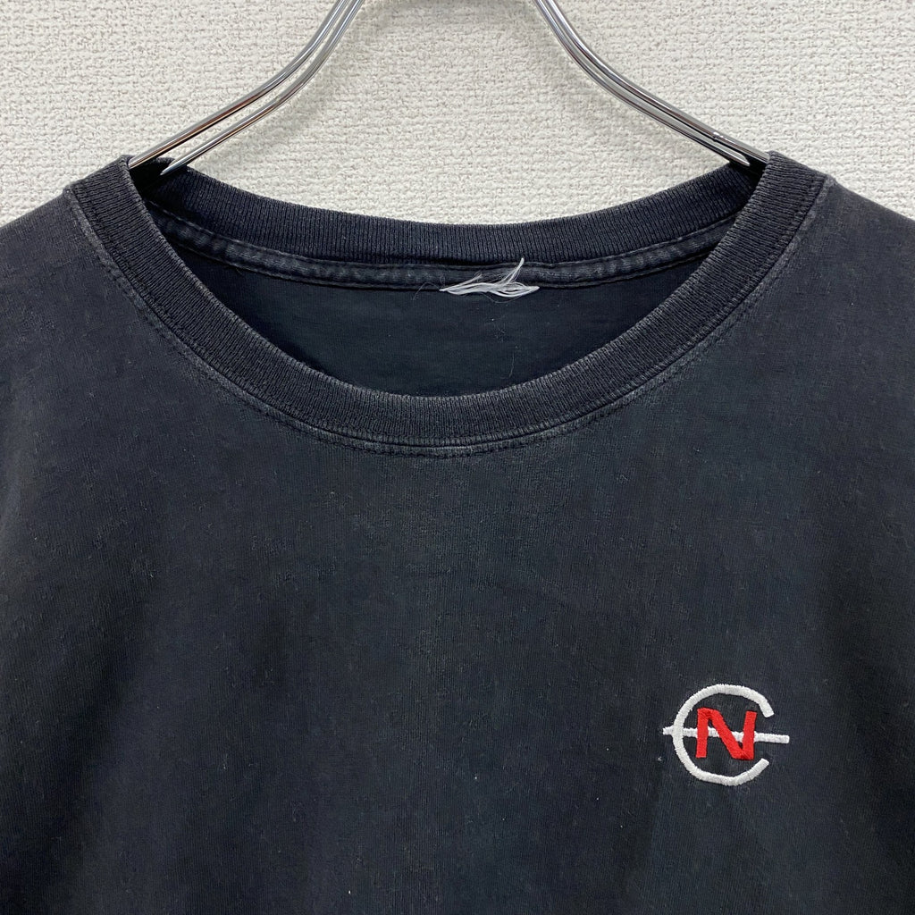 NAUTICA　ノーティカ　半袖プリントTシャツ　黒　ブラック　古着