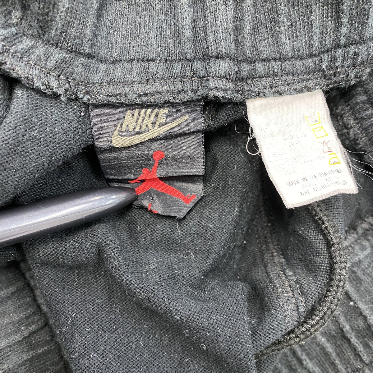 NIKE　ナイキ　AIR JORDAN　エアジョーダン　スウェットハーフパンツ/ショートパンツ　黒　ブラック　Lサイズ　古着