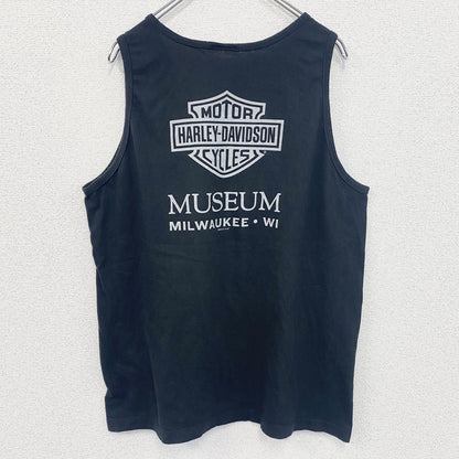 HARLEY DAVIDSON　ハーレーダビッドソン　タンクトップ/ノースリーブ　黒　ブラック