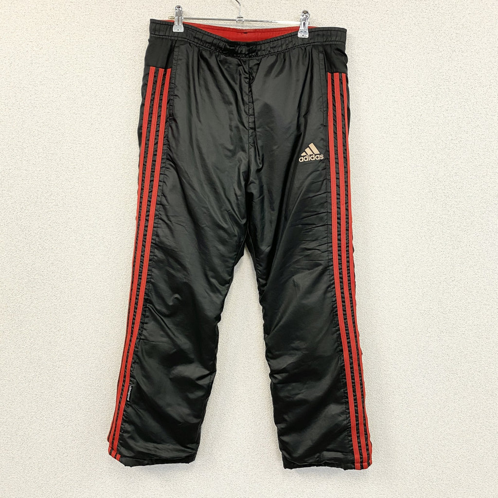 adidas　アディダス　トラックパンツ　ウィンドブレーカーパンツ　黒　ブラック　Lサイズ　古着