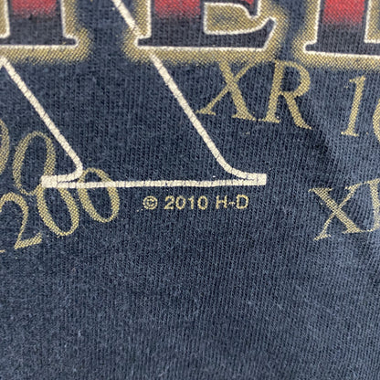 HARLEY DAVIDSON　ハーレーダビッドソン　半袖プリントTシャツ　黒　ブラック　Lサイズ