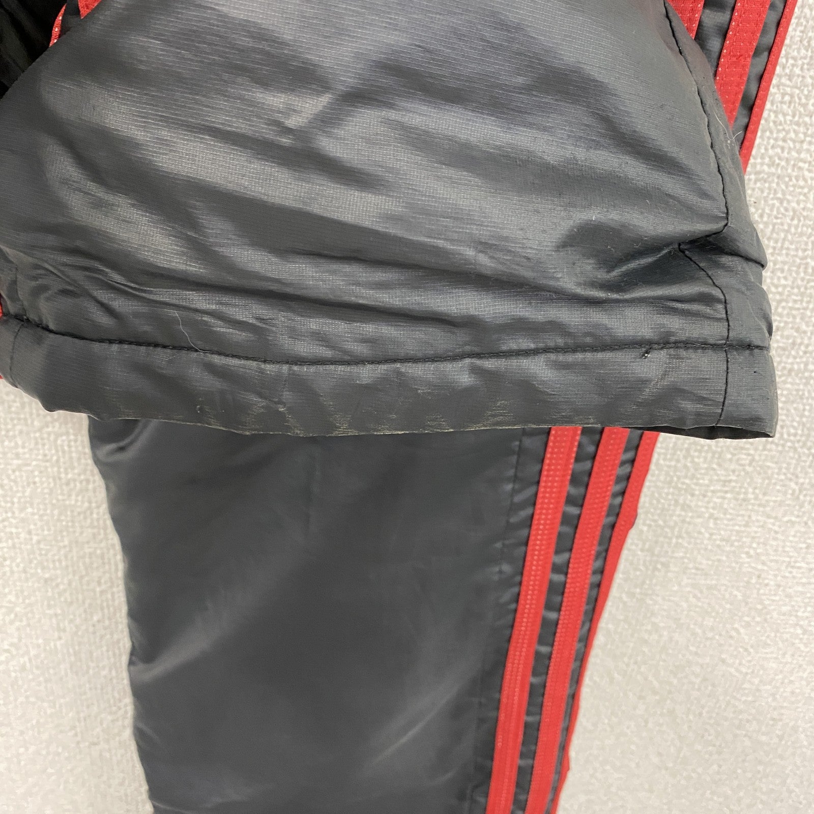 adidas　アディダス　トラックパンツ　ウィンドブレーカーパンツ　黒　ブラック　Lサイズ　古着
