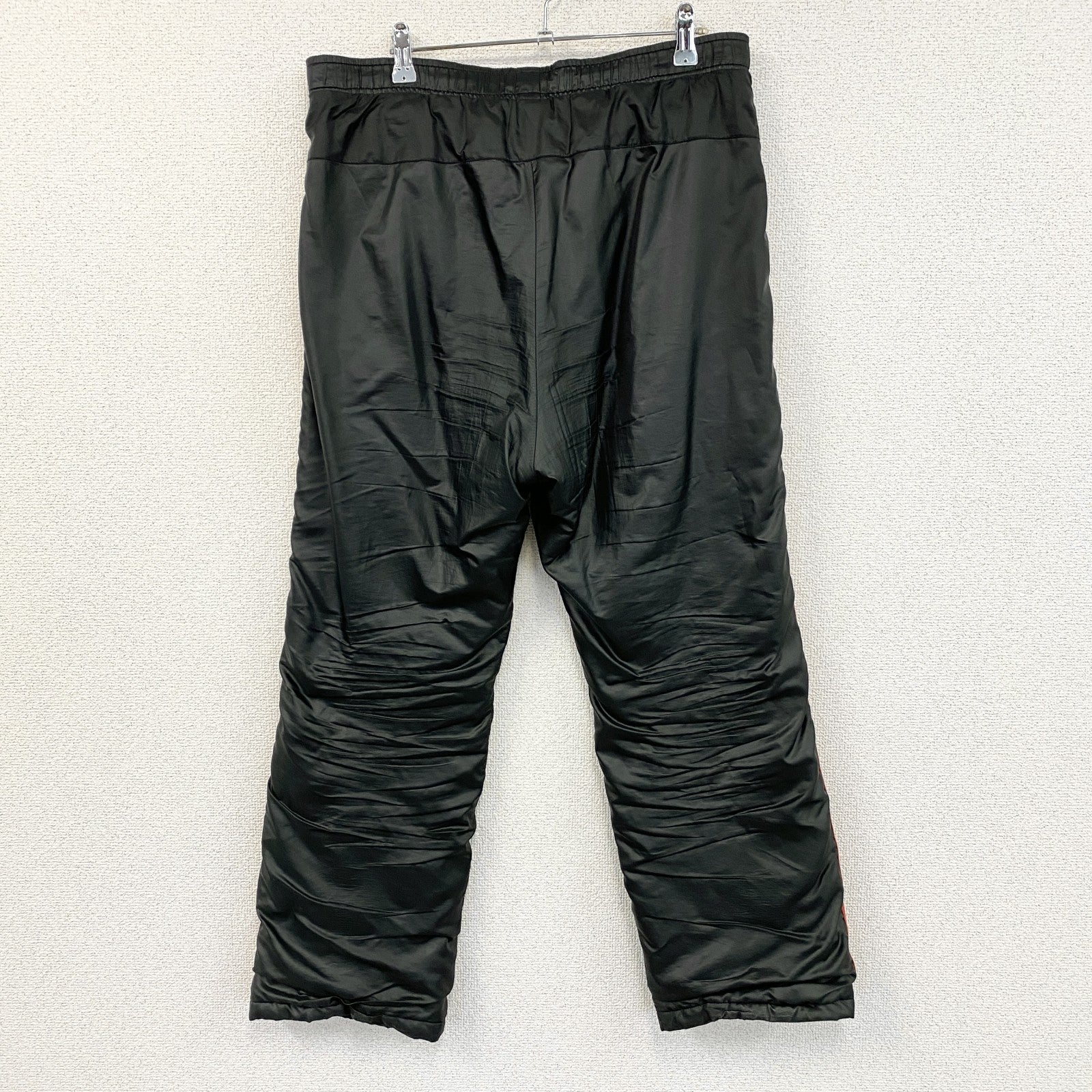 adidas　アディダス　トラックパンツ　ウィンドブレーカーパンツ　黒　ブラック　Lサイズ　古着