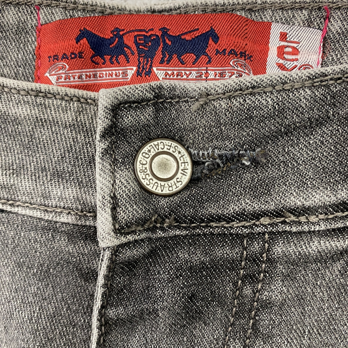 Levi's　リーバイス　511　ブラックデニムパンツ/ジーンズ　ジップフライ　黒　ブラック　W34サイズ　古着