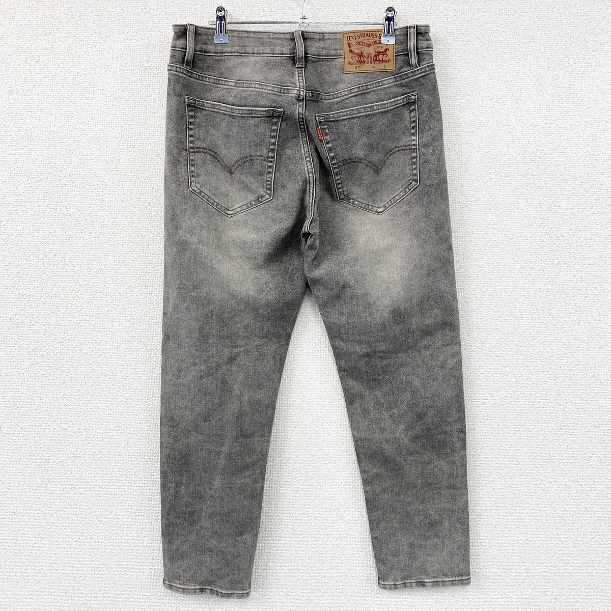 Levi's　リーバイス　511　ブラックデニムパンツ/ジーンズ　ジップフライ　黒　ブラック　W34サイズ　古着