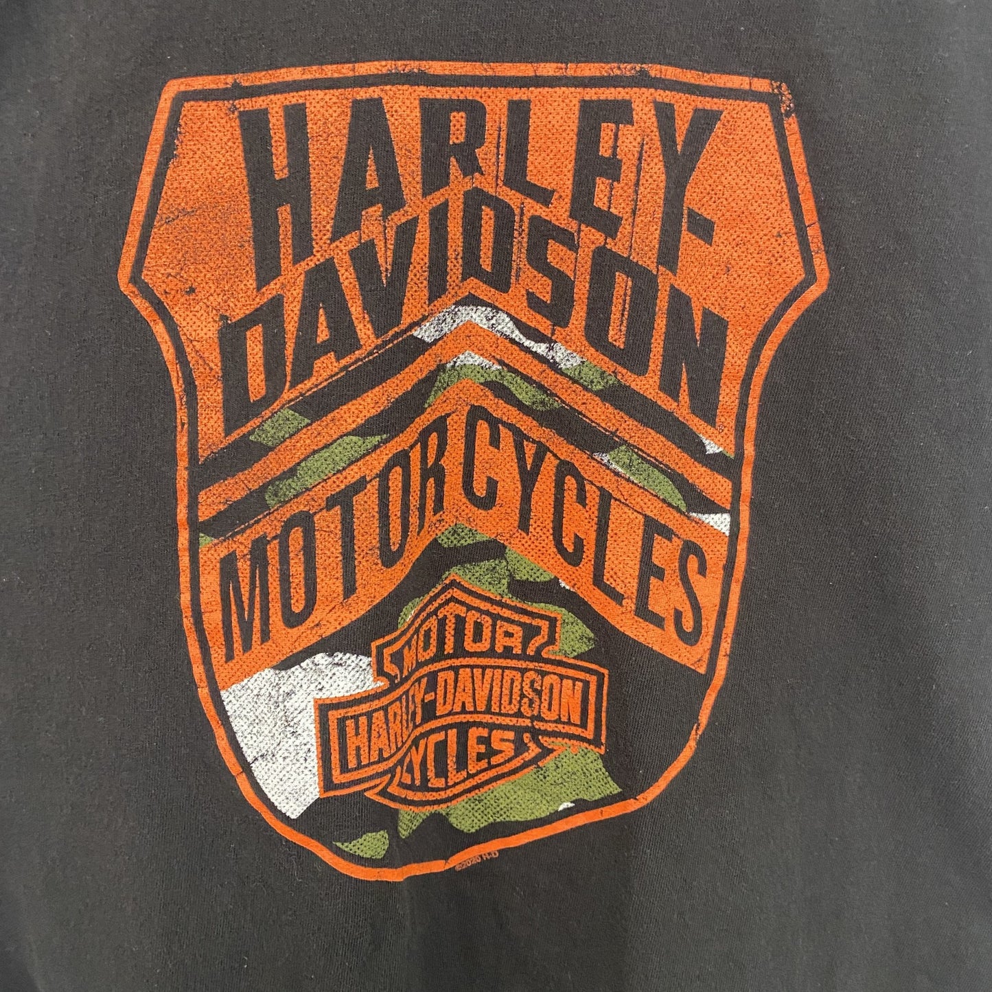 HARLEY DAVIDSON　ハーレーダビッドソン　タンクトップ/ノースリーブ　黒　ブラック　Lサイズ