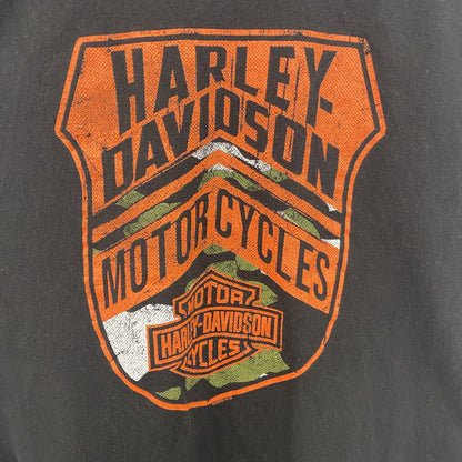 HARLEY DAVIDSON　ハーレーダビッドソン　タンクトップ/ノースリーブ　黒　ブラック　Lサイズ