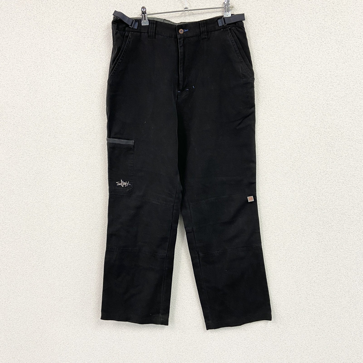 SOLJAH　ソルジャー　ワークパンツ/チノパンツ　ジップフライ　ストリート　黒　ブラック　XLサイズ　 古着