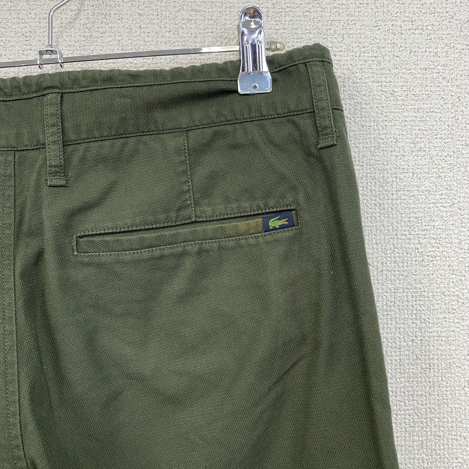 LACOSTE　ラコステ　チノパン　スラックス　カーキ　30サイズ　古着