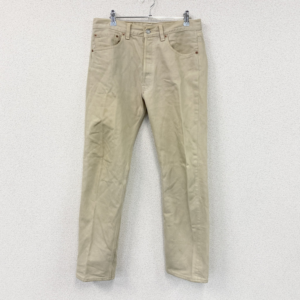 Levi’s　リーバイス　501　デニムパンツ/ジーンズ　ボタンフライ　ベージュ　W32サイズ　古着