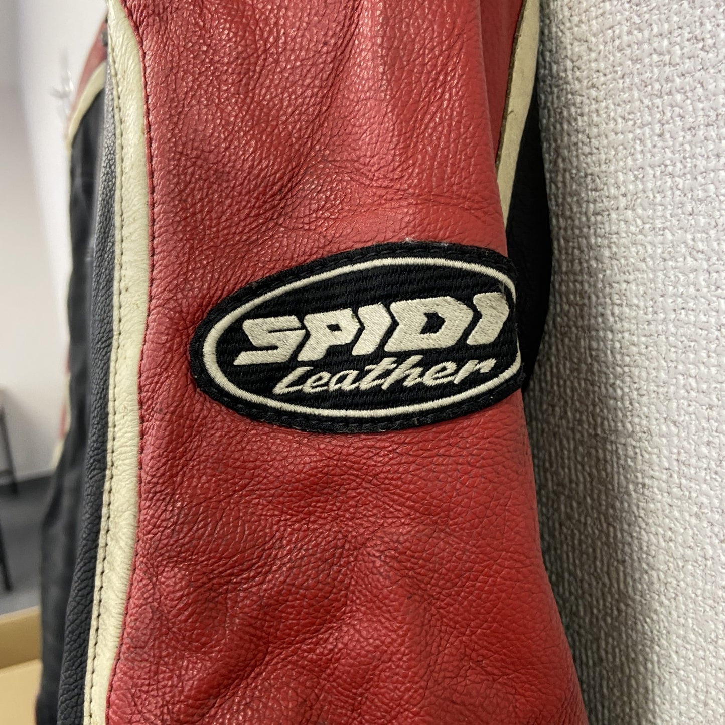 SPIDI　レザージャケット　ライディングジャケット　レーシングスーツ　黒　ブラック　50サイズ