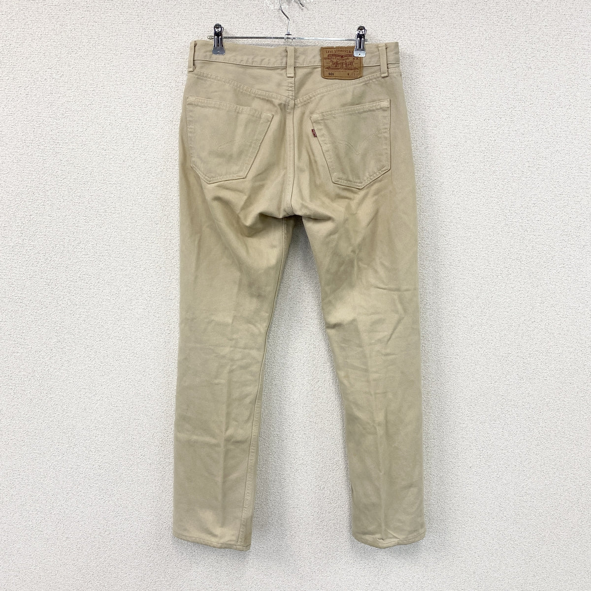 Levi’s　リーバイス　501　デニムパンツ/ジーンズ　ボタンフライ　ベージュ　W32サイズ　古着