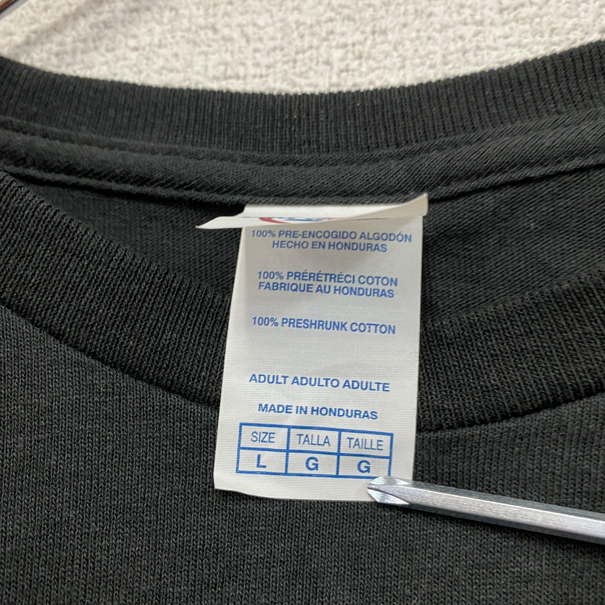 DELTA　デルタ　BLUE RIBBON RECORDS　半袖プリントTシャツ　黒　ブラック　Lサイズ　古着
