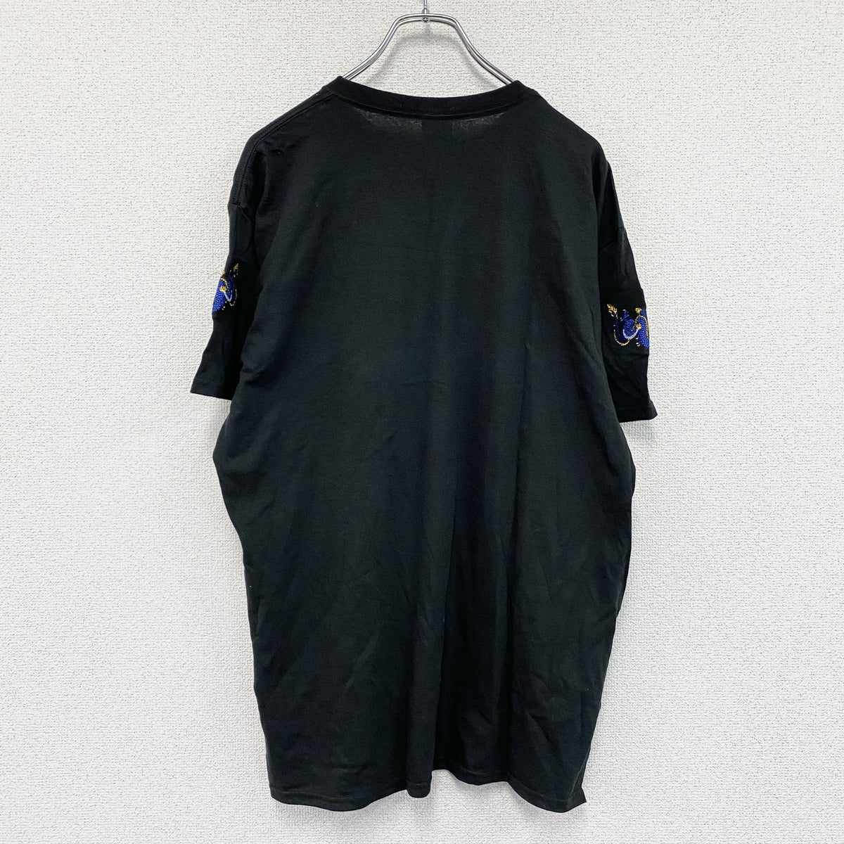 DELTA　デルタ　BLUE RIBBON RECORDS　半袖プリントTシャツ　黒　ブラック　Lサイズ　古着