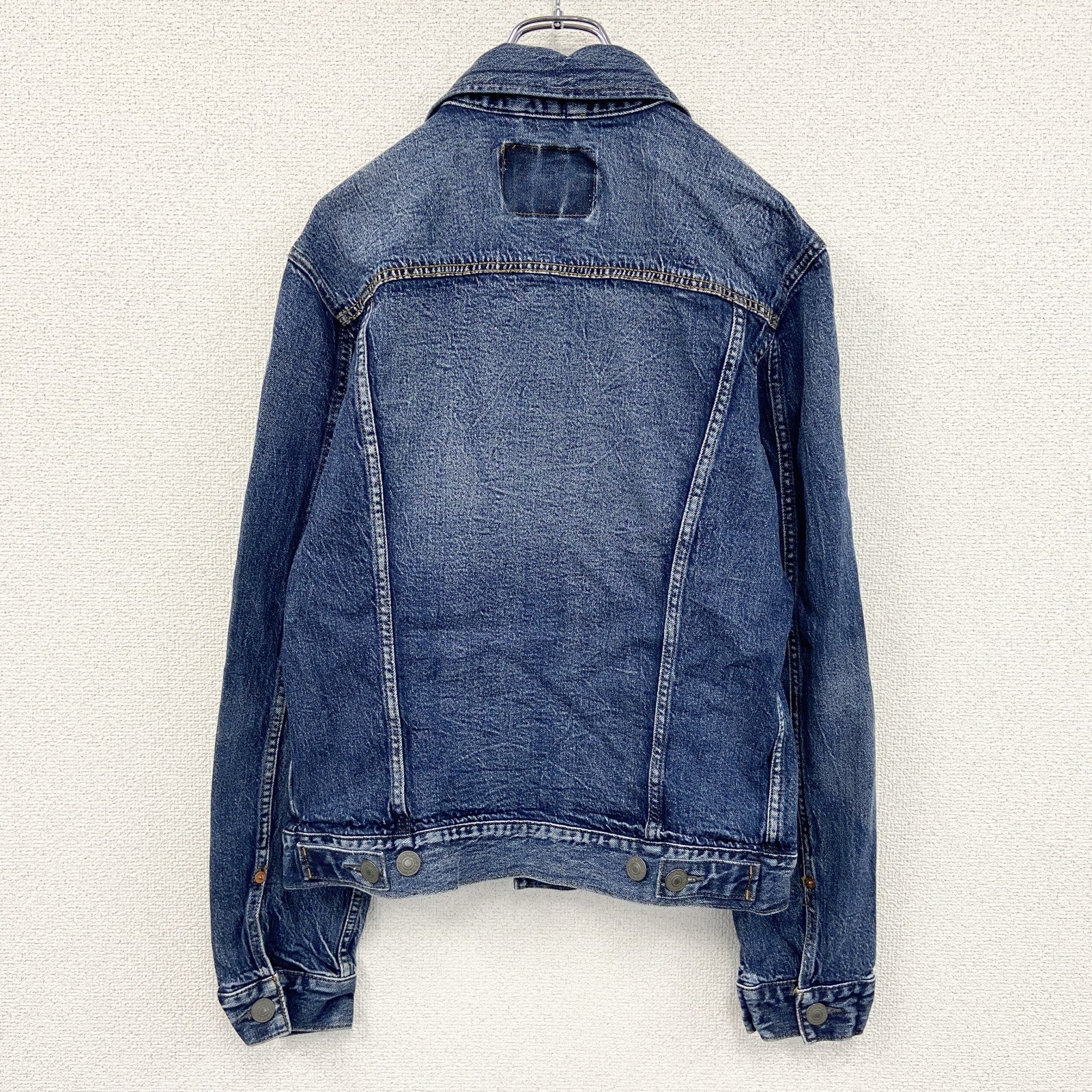 AMERICAN EAGLE　アメリカンイーグル　4thタイプ　デニムジャケット/Gジャン　インディゴ　Sサイズ　古着