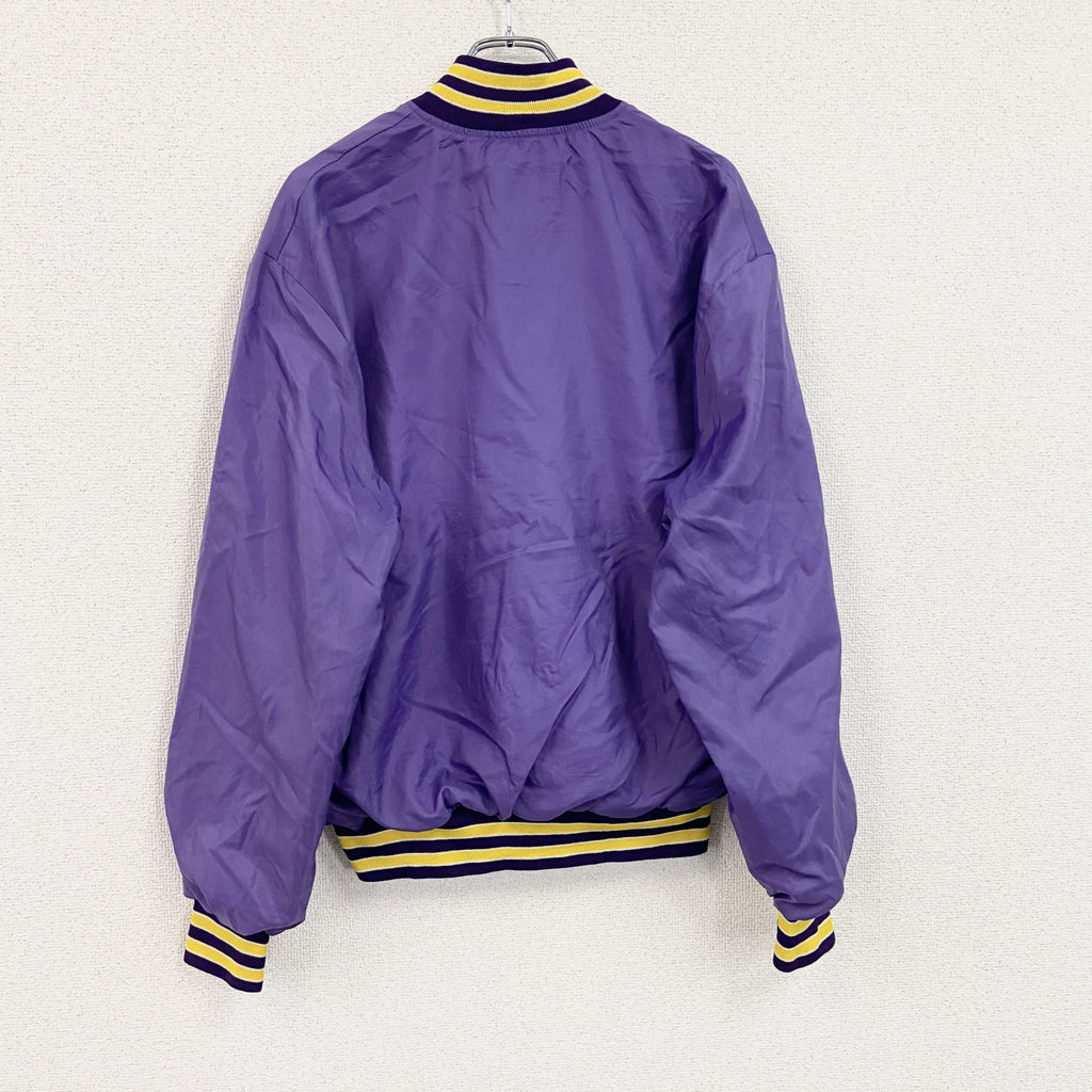 ～90s　Holloway　ホロウェイ　アノラックパーカー　レイカーズカラー　ヴィンテージ　紫　パープル　XLサイズ　古着