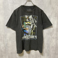マインクラフト　minecraft　半袖ゲームプリントTシャツ　黒　ブラック　レトロデザイン　Mサイズ　古着
