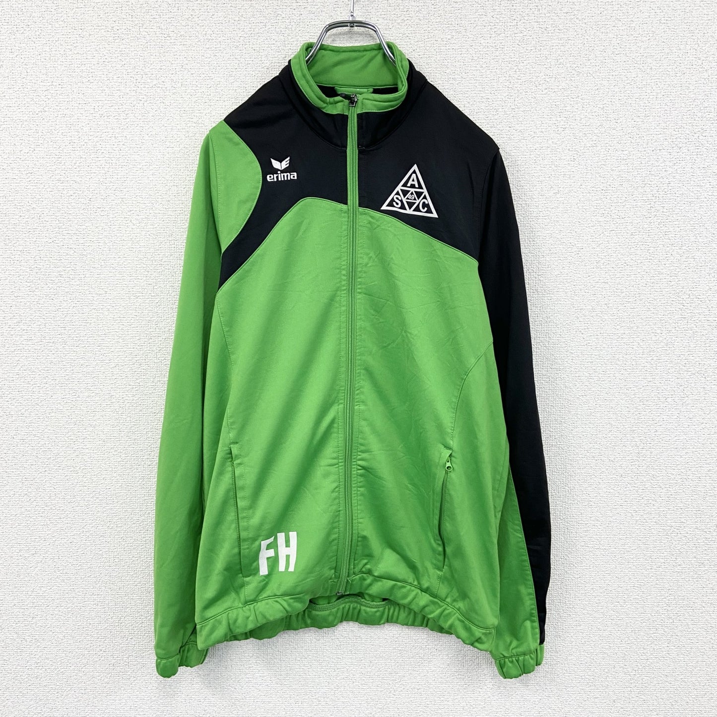 erima　トラックジャケット/ジャージ　黄緑　ライトグリーン　Mサイズ