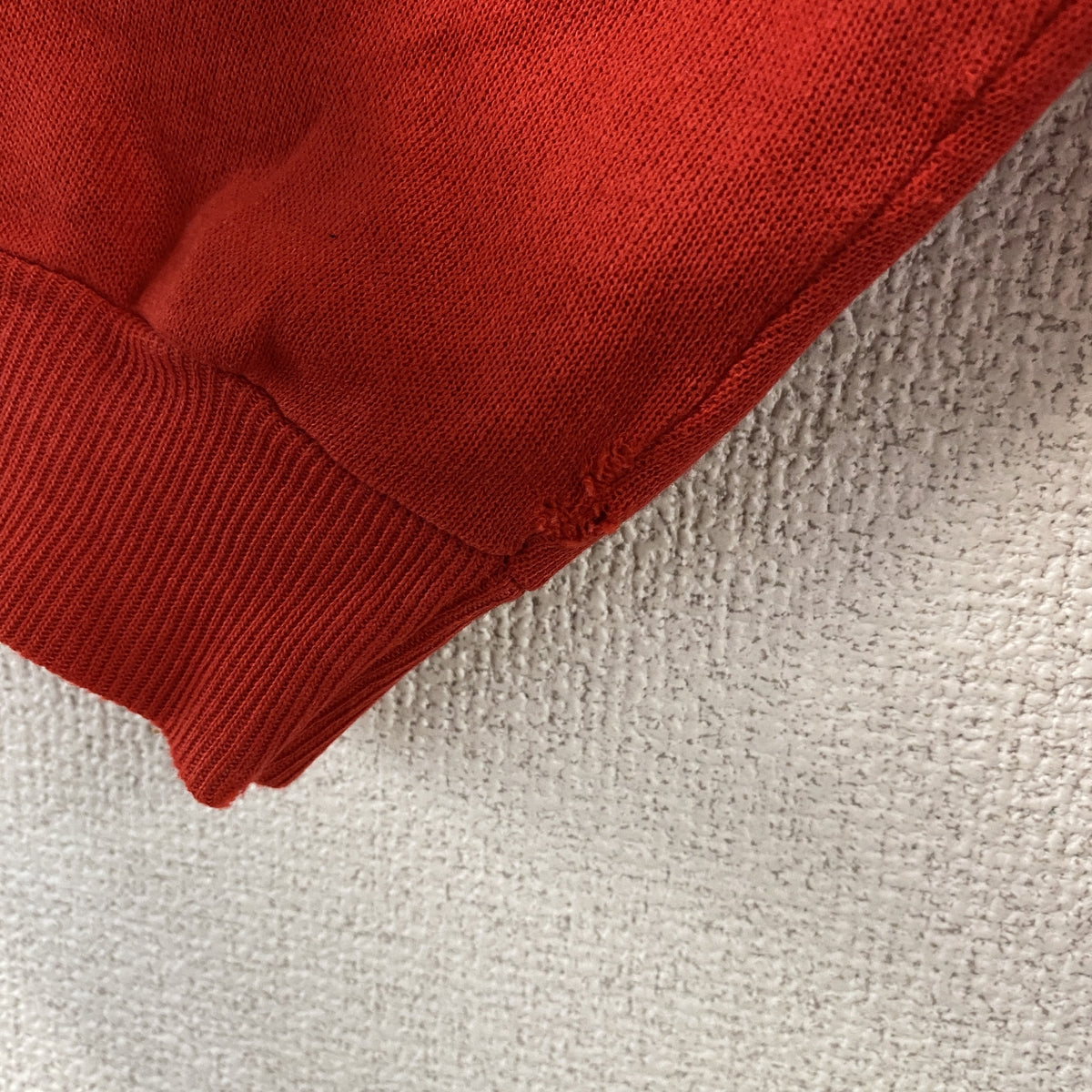 Hanes　ヘインズ　スウェット/トレーナー　赤　レッド　Mサイズ スウェットトップス メンズ コットン 古着