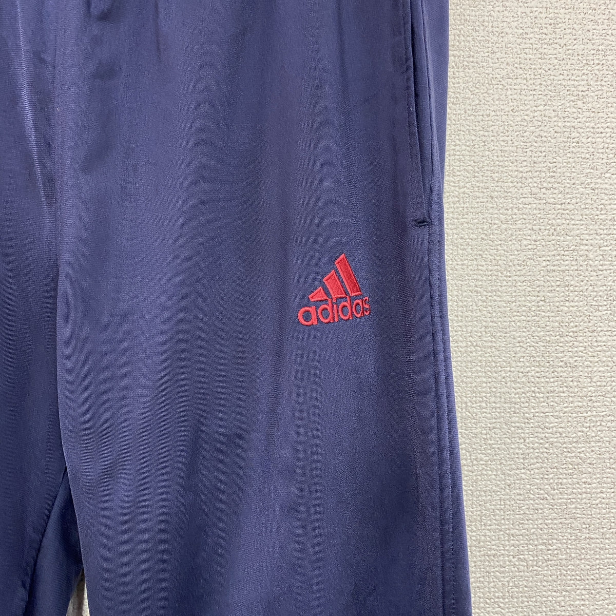 adidas　アディダス　トラックパンツ/ジャージ　紺　ネイビー　Lサイズ　古着