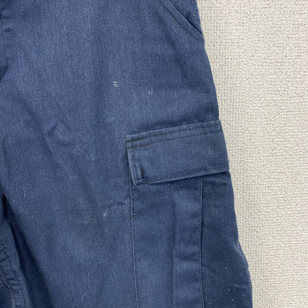 ATLANCO　アトランコ　コンバットトラウザー　ミリタリーパンツ　ボタンフライ　紺　ネイビー　Sサイズ　古着