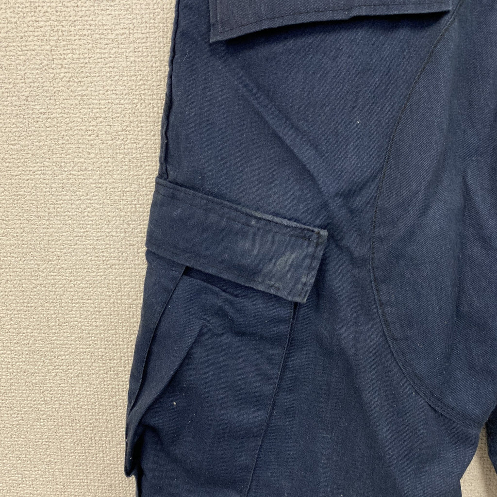 ATLANCO　アトランコ　コンバットトラウザー　ミリタリーパンツ　ボタンフライ　紺　ネイビー　Sサイズ　古着