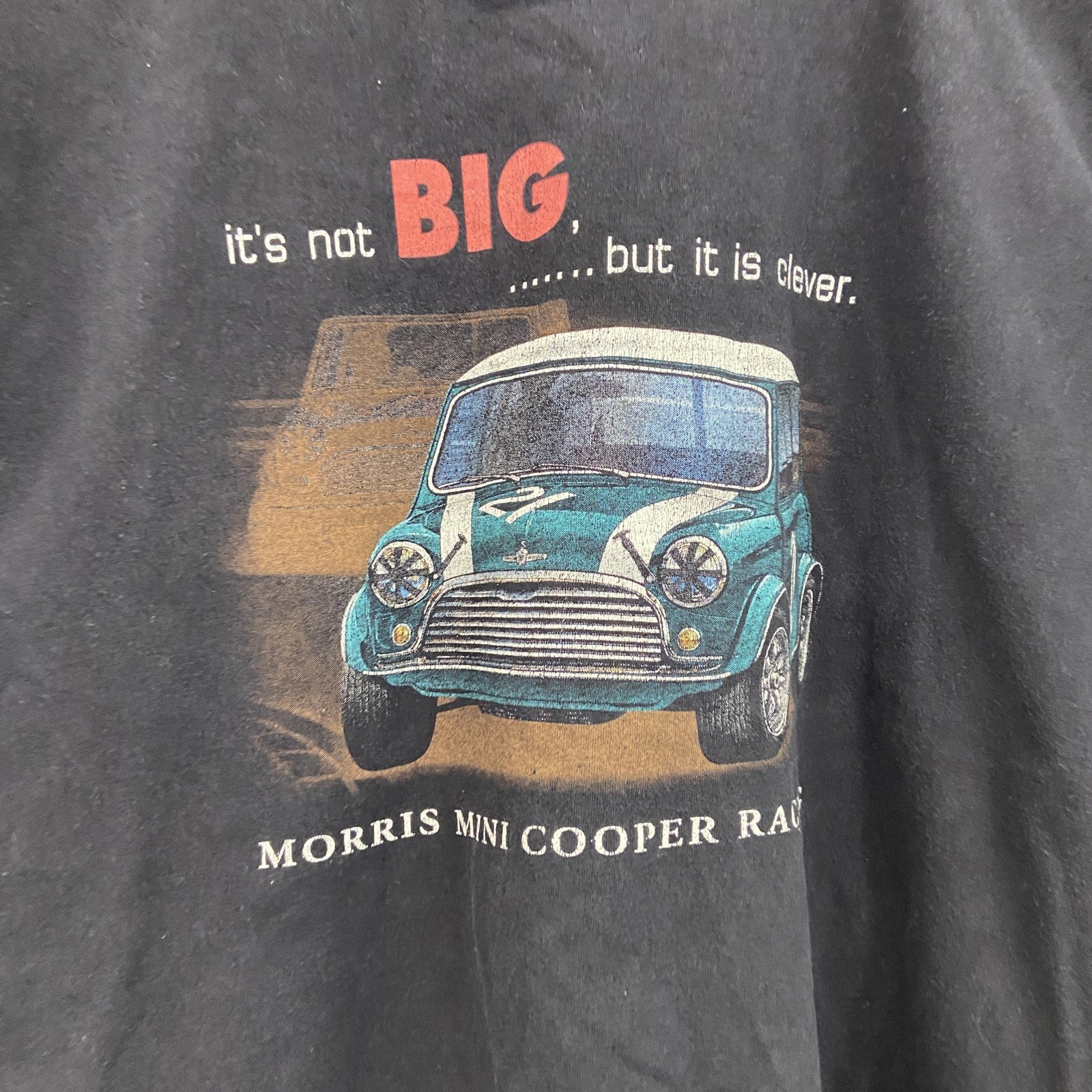 ～00s　SURVIVOHS　BMW MINI　半袖プリントTシャツ　企業ロゴ　ヴィンテージ　黒　ブラック　XLサイズ　古着