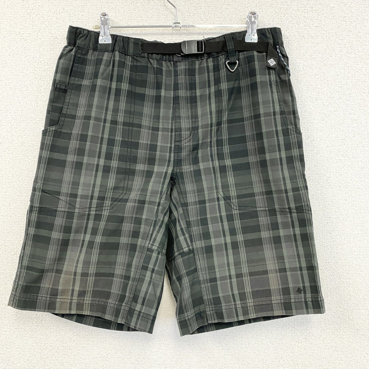 Columbia　コロンビア　ムルコイショーツ　ハーフパンツ/ショートパンツ　チェック柄　緑　グリーン　Lサイズ