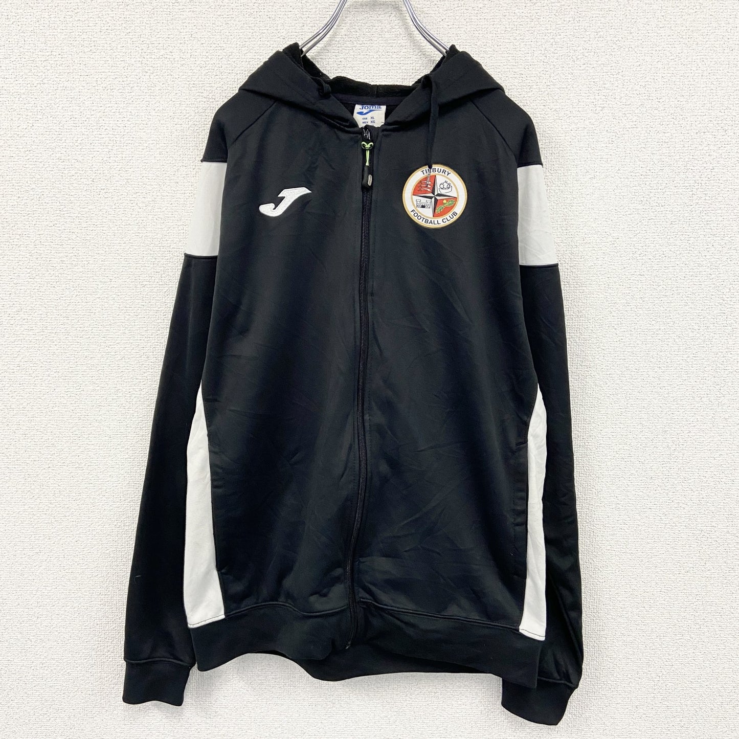 Joma　トラックジャケット/ジャージパーカー　黒　ブラック　XLサイズ