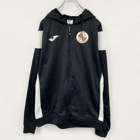 Joma　トラックジャケット/ジャージパーカー　黒　ブラック　XLサイズ