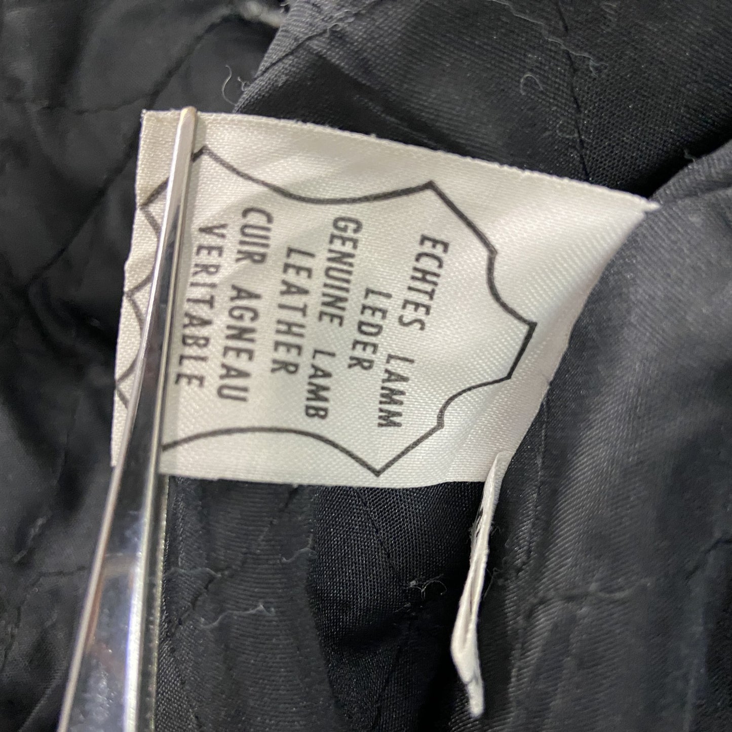 ロンジャン　レザージャケット　ダブルライダースジャケット　ベルト付き　黒　ブラック　40