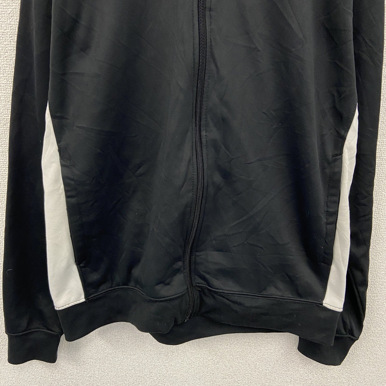 Joma　トラックジャケット/ジャージパーカー　黒　ブラック　XLサイズ　古着