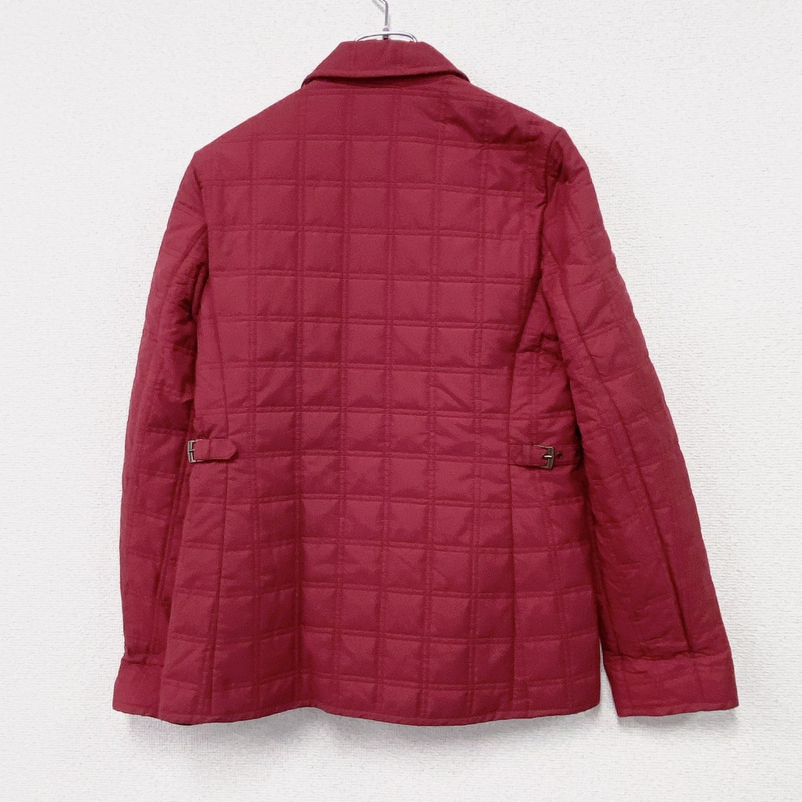 Brooks Brothers　ブルックス ブラザーズ　キルティングジャケット　中綿入り　チェックライナー　レッド　古着