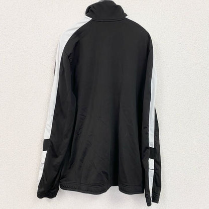 古着 used　PUMA　プーマ　長袖ジャージ　トラックジャケット　ワンポイントロゴ刺繍　黒　ブラック　Lサイズ