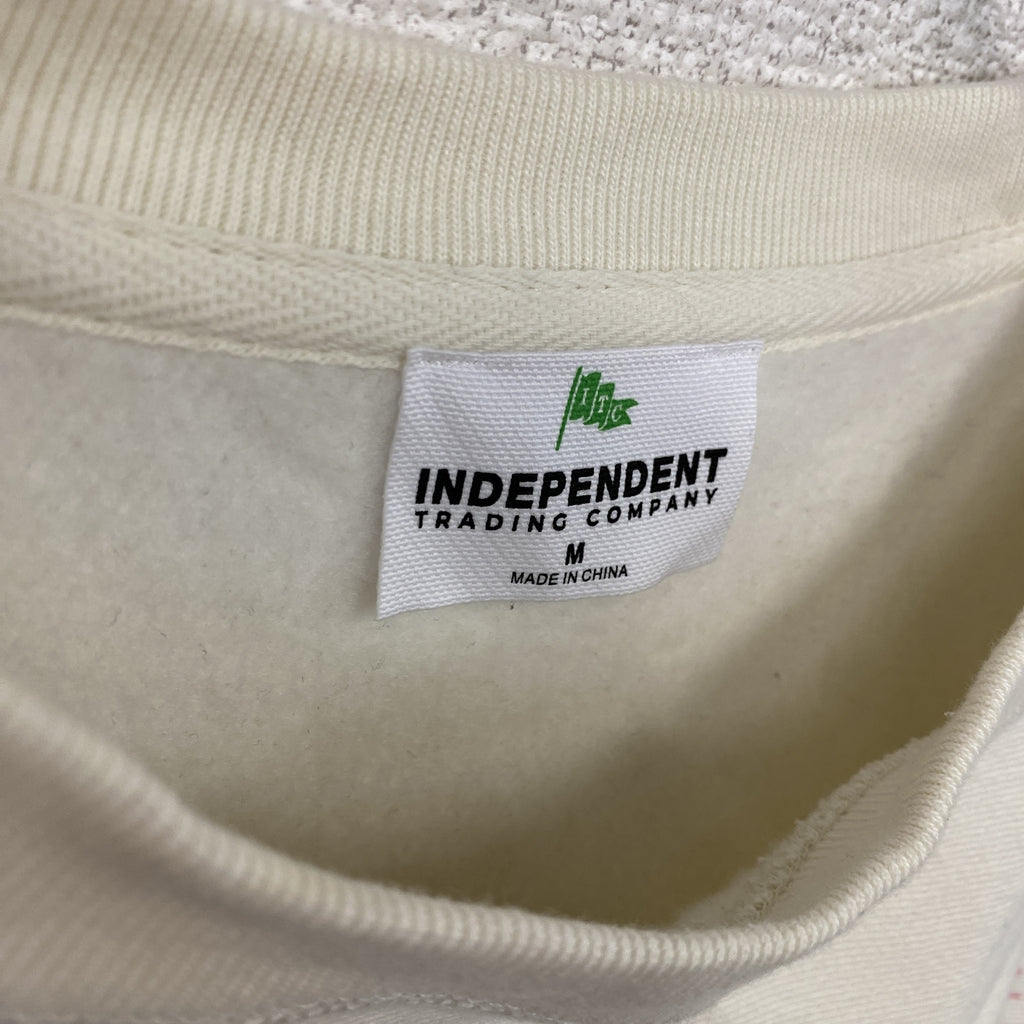 INDEPENDENT　インディペンデント　スウェット/トレーナー　アイボリー　Mサイズ　古着